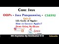 (Unit 5 - 04) Life Cycle of Applet | How to Execute Applet | NetBeans Demo | CS8392 | RK keynotes
