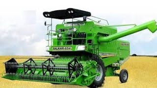 Balkar 654 Combine Harvester 2018 new video