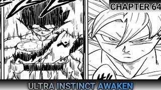 Dragon Ball Super Manga Chapter 64 Images.True Ultra Instinct Awaken