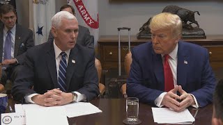 President Trump and Vice President Pence Participate in a Coronavirus Briefing with Airline CEOs