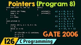 Pointers (Program 8)
