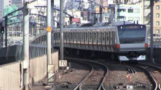 FHD JR中央快速線E233系0番台トタT6編成　東京駅１番線到着