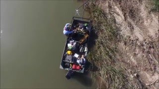 River Rats Electrofishing the Colorado River, Texas