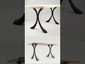 421 xeni metal dining table legs perfect to add a softer vibe to minimalist home decor