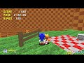 Sonic Robo Blast 2 - Final Demo Zone as Super Pointy Sonic (3D Models, 60FPS)