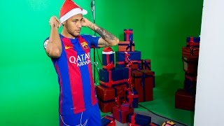Christmas 2016: FC Barcelona first team. Sharing happiness