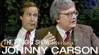 Chevy Chase Impersonates Siskel & Ebert | Carson Tonight Show