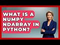 What Is A NumPy Ndarray In Python? - Python Code School