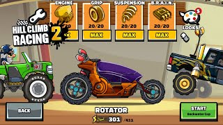 Hill Climb Racing 2 - Secret paint for ROTATOR Unlocked! How? Gameplay Android
