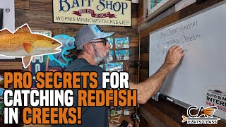 Pro Secrets For Catching Redfish In Creeks! | Flats Class YouTube