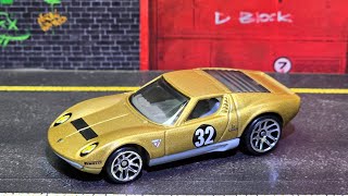 1971 Lamborghini Miura SV - Hotwheels - Vintage - Unboxing.