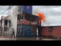 the hydropen system real container fire