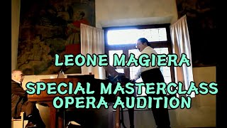 RUDY PARK - LEONE MAGIERA - OPERA AUDITIONS - MASTERCLASS -  TARQUINIA - ITALY in 2008