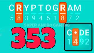 CRYPTOGRAM 353