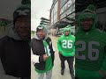 eagles fans finish the lyrics to win sideline passes shorts