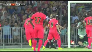 Darío Cvitanich Goal   Nice vs Barcelona 1 0 Friendly Match 2014 1