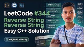 LeetCode #344 – Reverse String | C++ Solution Explained Easily
