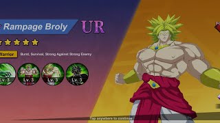 Rampage Broly Gameplay Showcase | Endgame War Sublime