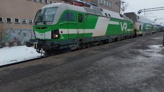 Intercity 5 lähtee Lahdesta 29.1.2025