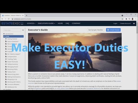 Estateexec Software Tour Youtube