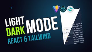 Creating a Dark Mode Toggle in React with Vite, Tailwind, and Flowbite
