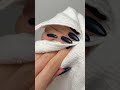 blue nail polish 💙 nailhacks nails nailtutorial naturalnails nailpolish