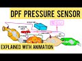 DPF Pressure Sensor Explained With Animation | Mastering Automotive Sensors | Part 20