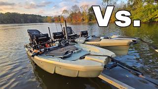 Boat Kayak vs Regular Kayak Bonafide XTR 130 vs Bonafide PWR 129