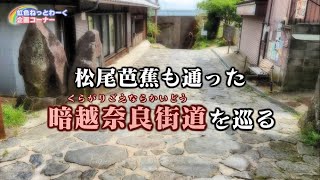 松尾芭蕉も通った　暗越奈良街道を巡る