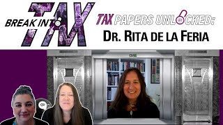 Tax Papers Unlocked: Prof. Rita de la Feria