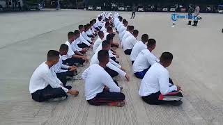 Intip Suasana Latihan Paskibra Maros di Lapangan Pallantikang