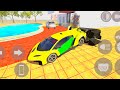 Super Fastest Lamborghini v2 Yellow Rafting play || Indian Bike Driving 3D || #indianbikedriving3d