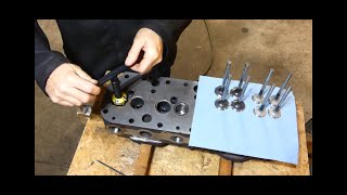 DIY Grinding Valves and Cutting Valve Seats for an Allis Chalmers WD45