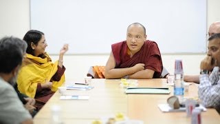 His Holiness the Karmapa Addresses Students and Faculty at Ambedkar University Delhi