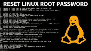 How To Reset Linux Root Password