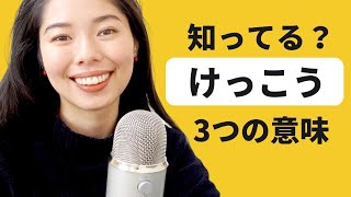 245 Speak Like A Native!🇯🇵 けっこうの3つの意味・使い方を教えるよ！☺️✨#japanesepodcast