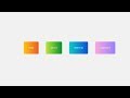 Gradient Animated Buttons on Hover Only Using HTML & CSS