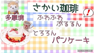 #49【ぷるるんパンケーキ⠀】多摩境の「さかい珈琲」で美味しい♡時間