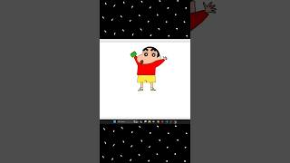 Shin Chan In Python (Source Code) #shorts #python #coding #programming #shinchan