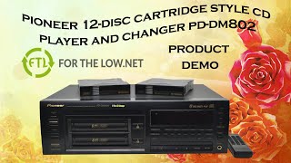 PIONEER PD-DM802 12 DISC DUAL 6-DISC CARTRIDGE STYLE CD PLAYER CHANGER SYSTEM PRODUCT OVERVIEW