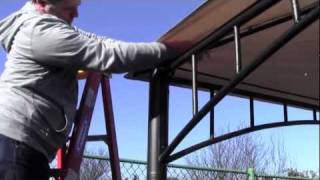 How to install a canopy for the Target Summer Veranda Gazebo