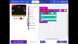 Micro:bit - Sten Sax Påse-spel