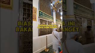 Ternyata ini cara masuk pintu Makam Rasulullah😍 #ventour #ventourtravel #umroh #rasulullah