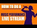 Livestream Music Performance Setup [ How to Live Stream in OBS Tutorial ]