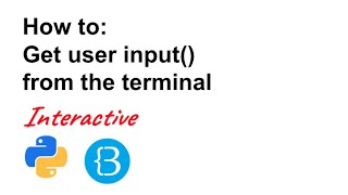 05 How to get user input - Python Tutorial for Beginners (Interactive and Auto-graded)