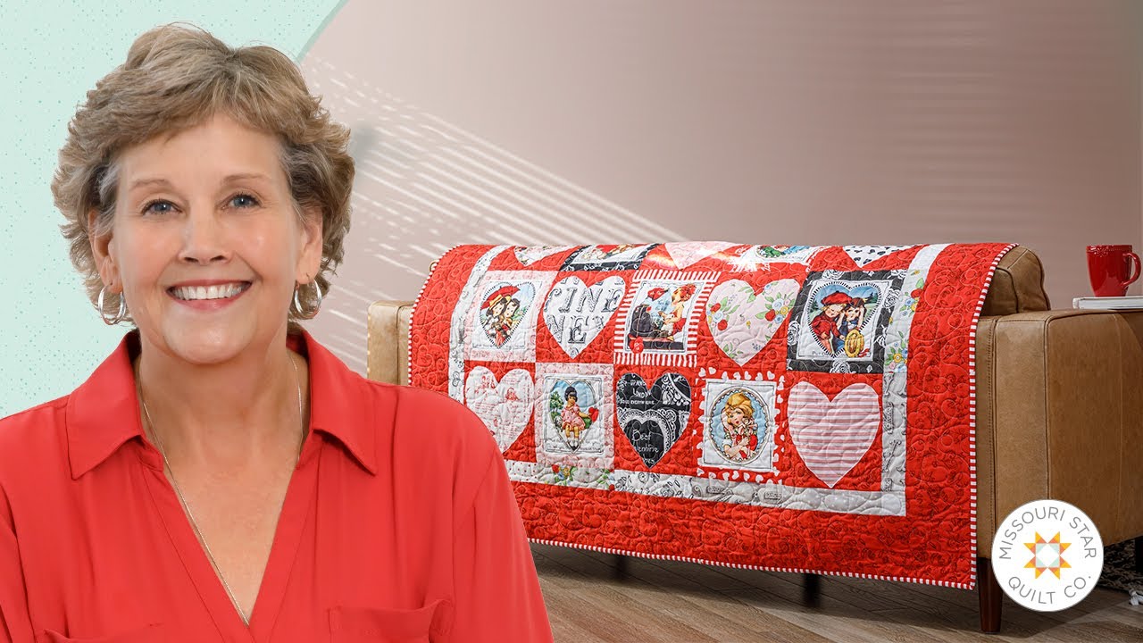 Make a "Nellie Brown's Valentines" Quilt With Jenny Doan Of Missouri Star (Video Tutorial)