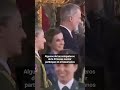 Algunos de los compañeros de la Princesa Leonor participan en el besamanos