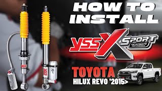 วิธีติดตั้งโช้คอัพ YSS X-SPORT ตรงรุ่น TOYOTA HILUX โฉมปี 2015 ขึ้นไป