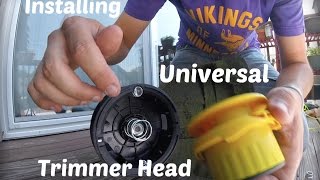 Installing Universal Trimmer Head - Rino Tuff Pivotrim AutoWinder