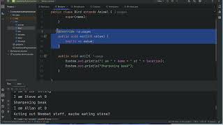 4 of 5 - Java OO Basics - Abstract Classes